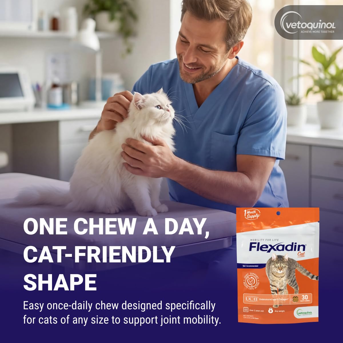 Amazon.com : Vetoquinol Flexadin - Joint Support for Cats of Any